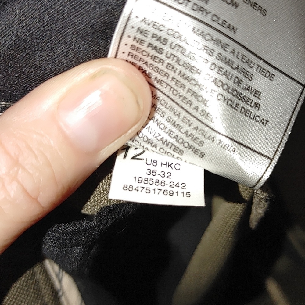 Nike Golf Pleated Cuffed Trouser Pants Olive‎ 2008 36 32 y2k - Picture 8 of 9